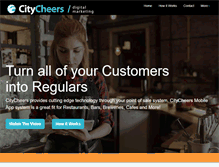 Tablet Screenshot of citycheers.com